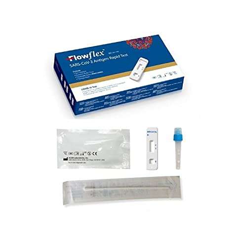Flowflex One Step Lateral Flow Covid 19 Test Kit | 5 Tests - £6 sold by The Supply Cube Limited @ Amazon