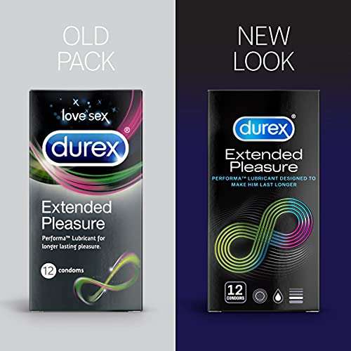 Durex Extended Pleasure Condoms, 2 x Pack of 12 Condom, 24 Condoms - sold by Pennguin UK , Fulfilled by Amazon