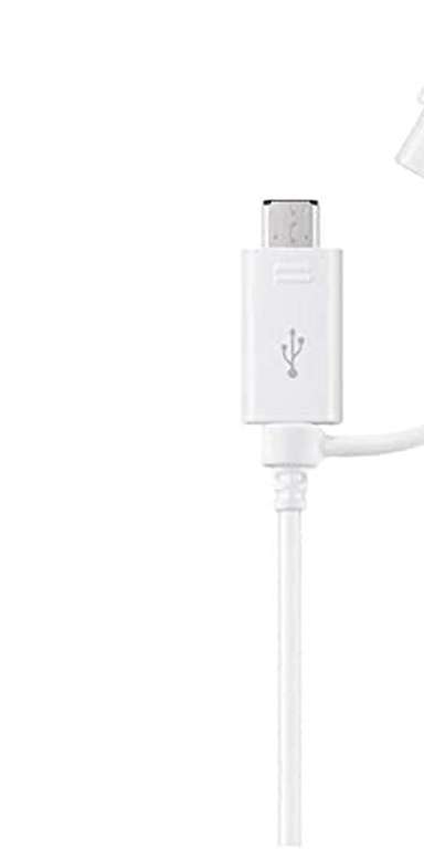 Samsung Galaxy Official USB Combo Data Cable: USB-A to Micro USB or USB-C, 1.5m