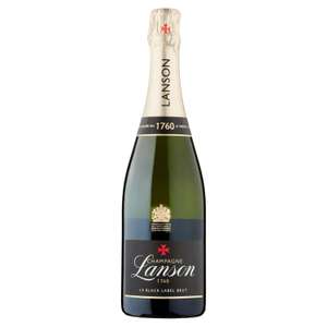 Lanson Le Black Label Brut Champagne 75cl £28 @ Sainsbury's