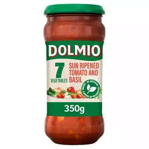 Dolmio 7 Vegetables Tomato And Basil Pasta Sauce 350g £1 @ Asda