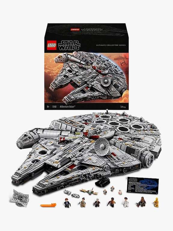 LEGO Star Wars 75192 Ultimate Collector Series Millennium Falcon £572.99 with code (MY JL Members) @ John Lewis & Partners