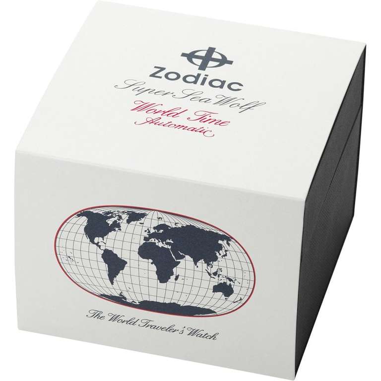 Zodiac Men's SUPER SEA WOLF GMT World Time Watch | Limited Edition XXX/500