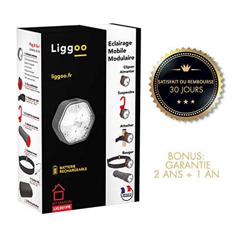 Liggoo Finatech - Headlamp & Lighting - Indoor & Outdoor - £4.43 @ Amazon