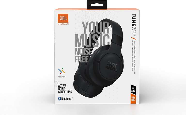 JBL TUNE 760NC Wireless Headphones ( Multipoint Bluetooth 5.0 / ANC ) w / voucher + free click and collect