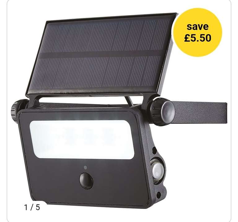 Wilko 2 Watt LED Solar Security Light with PIR now £6.50 + Free Collection (limited stores) @ Wilko