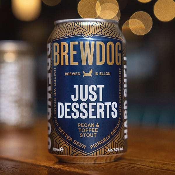 12 X Brewdog Just Desserts Pecan & Toffee Stout 7% Beer 330ML Cans - £6.99 (free delivery - £25 minimum orders) @ Discount Dragon