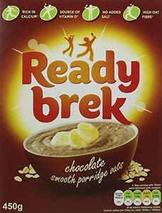 Weetabix Ready Brek Chocolate Super Smooth Oats 450g (Pack of 6) - £8.55 S&S (£6.75 with Possible 20% Voucher Applied).
