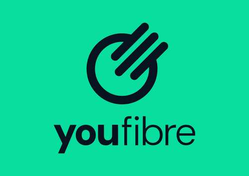 YouFibre 900Mbps Up/Down Full Fibre Broadband - £24/24m + £77 Cashback (£20.80pm effective) (Free Wi-Fi 7 router)