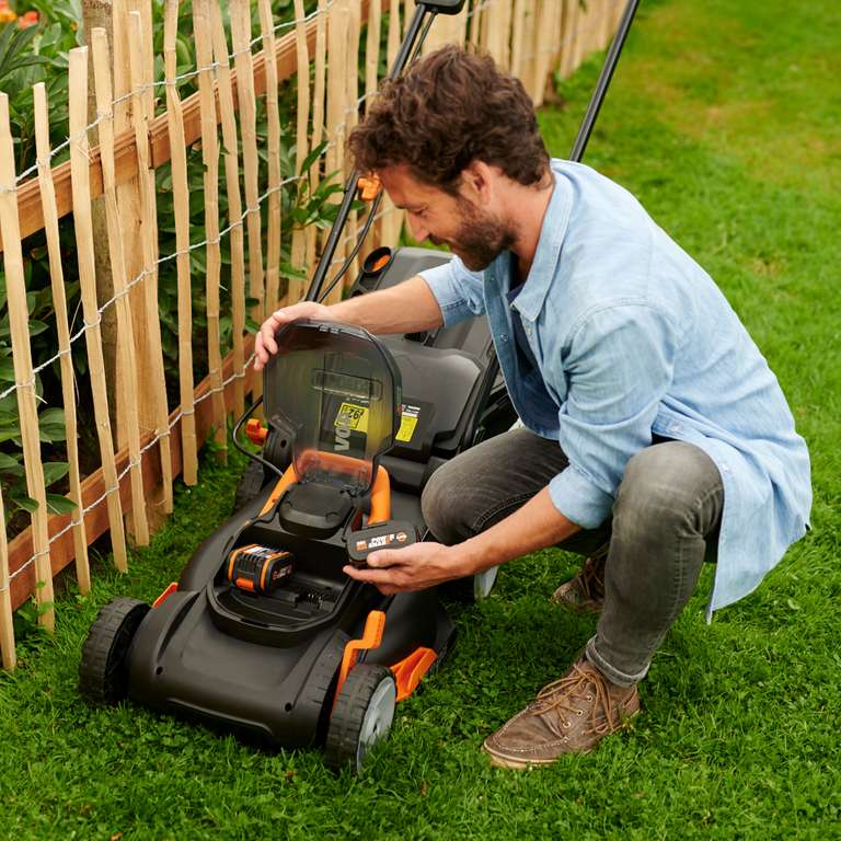 WORX WG927E 34cm Dual Battery 36V Lawn 