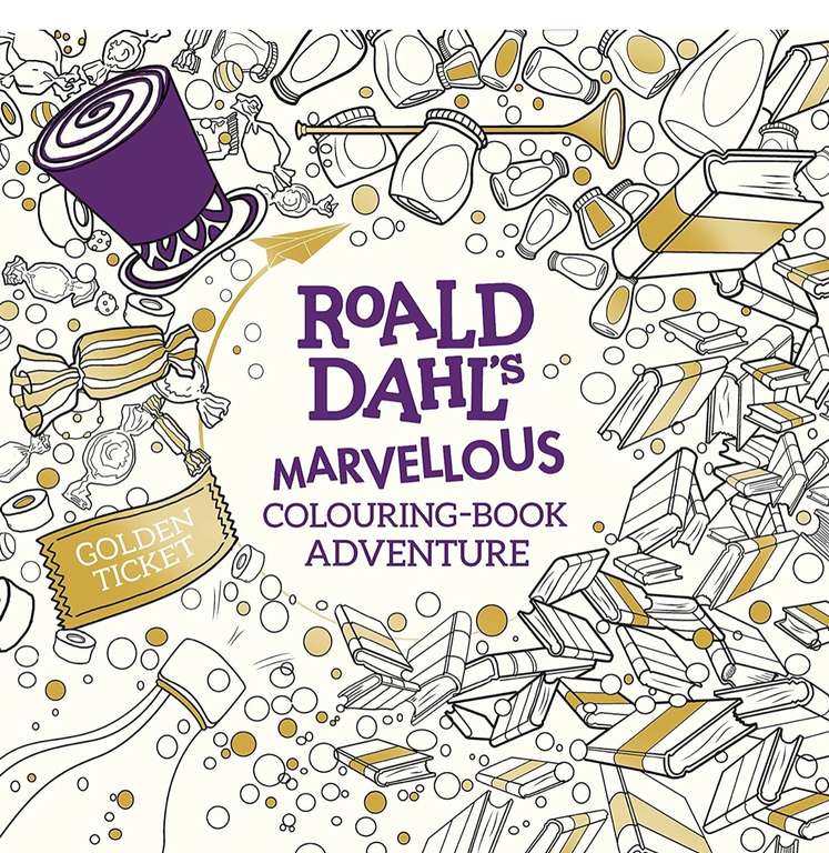 Roald Dahl's Marvellous Colouring-Book Adventure £6.99 @ Amazon