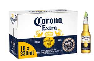 Corona Extra Premium Lager Beer bottles 18x330ml - £14 @ Sainsbury's