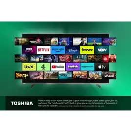 Toshiba Fire 50 Inch 50QF5D53DB Smart 4K UHD HDR QLED TV - Free C&C