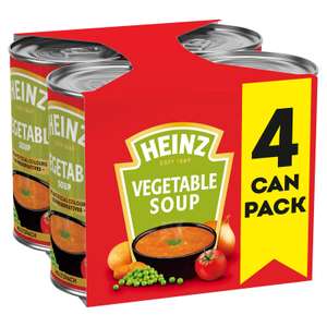 Heinz 4 x 400g tins of Vegetable Soup 55p @ Morrisons Cardiff Bay