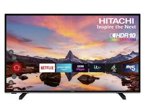 Hitachi 43 Inch 43HK6200U Smart 4K UHD HDR LED Freeview TV - £199 + Free Click and Collect @ Argos