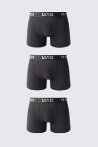 3 Pack - Classic 100% Cotton Trunks (Sizes XS-XL) - Extra 15% Off + Free Delivery W/Codes