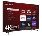 TCL 43RP620K Roku 43" Smart 4K Ultra HD HDR LED TV £229 @ Currys