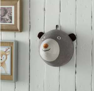 Arthouse Kids Bear Wall Mounted Animal Head - 21x22cm now £4.80 with Free Click & Collect From Argos