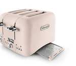 De'Longhi CT04PK Toaster, Plastic, Pink