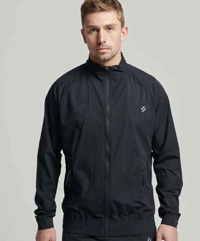Superdry Mens Stretch Woven Track Top (2 Colours / Sizes S-XXL) - £17.85 With Code + Free Delivery @ Superdry Outlet / eBay
