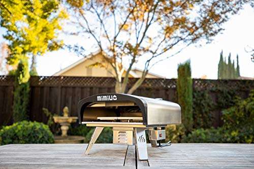 Mimiuo Outdoor 13" Gas Fired Pizza Oven S/S Rotating Pizza Stone & Pizza Peel & Cover £252 With 10% Voucher sold by Onlyfire Store FB Amazon