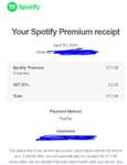 3 Months Spotify For Selected Returning Customers