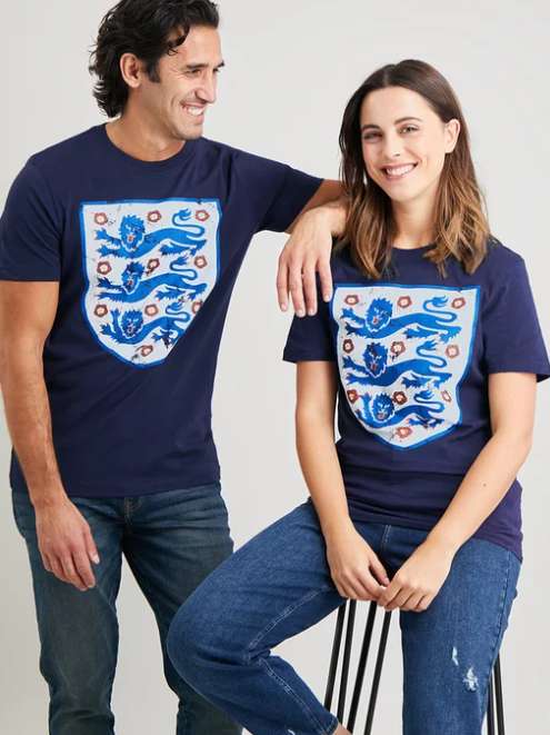 England Official Merchandise ( T-shirt ) Half Price from £7 Sansbury's Crawley