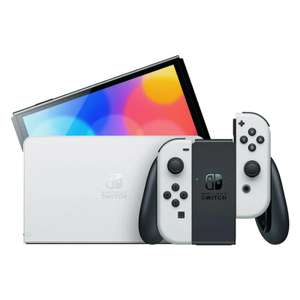 Nintendo Switch OLED - 64GB - White - Handheld Console - Excellent Condition (with code) - sold by musicmagpie