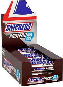 Snickers Protein Bar Bulk Box 18 x 47g - £4.73 + £4.99 non-prime @ Amazon