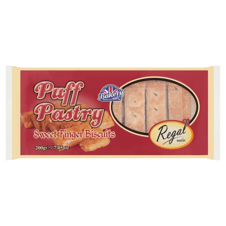 Regal Puff Pastry Finger Biscuits 200G (Clubcard Price)