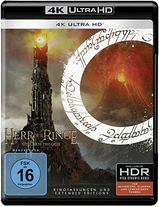 Lord Of The Rings 4k Ultra HD Blu Ray Trilogy £46.39 at Amazon