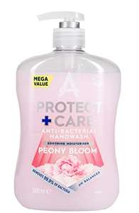 Astonish Protect and Care Kind to Skin Moisturising Anti-Bacterial Hand Wash Soap, Peony Bloom, 600ml (95p with Subscribe & Save)