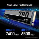 Lexar 4TB M.2 NVMe PCIe 4.0 3D SSD/Solid State Drive Bundle PC/PS5