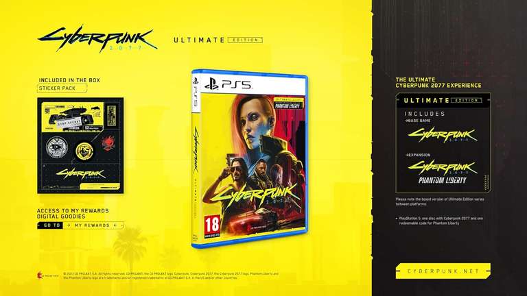 Cyberpunk 2077: Ultimate Edition (PS5) - PEGI 18