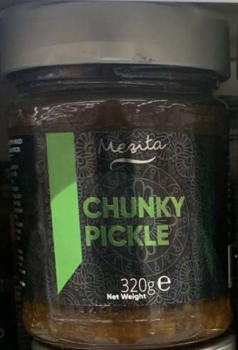 Mezita chunky pickle - 320g - reduced from £1 to 50p instore @ B&M (Borehamwood, London)