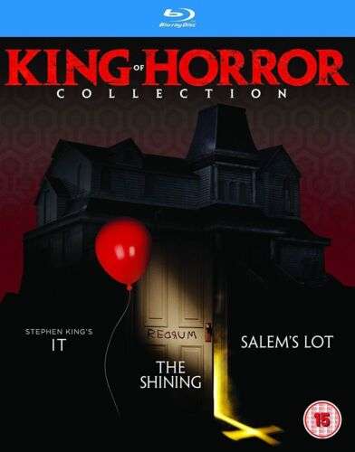 King of Horror Blu-Ray Collection Stephen King's IT (1990) + The Shining + Salem's Lot £7.96 @ Ebay / the-game-monkey