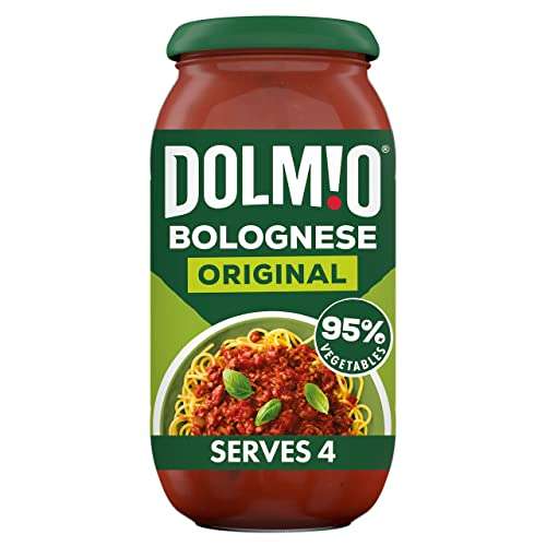 Dolmio Original Bolognese Tomato Pasta Sauce Jar Multipack 6 x 500 g with voucher