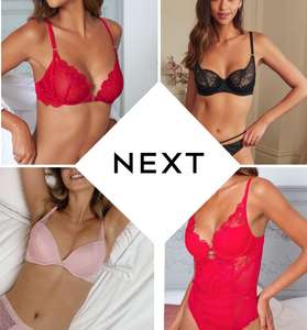 Next Up to 70% of Women's Lingerie, Bra's & Underwear (Including Ted Baker,Lipsy,Ann Summers) More lines added,Prices from £3 + Free C&C