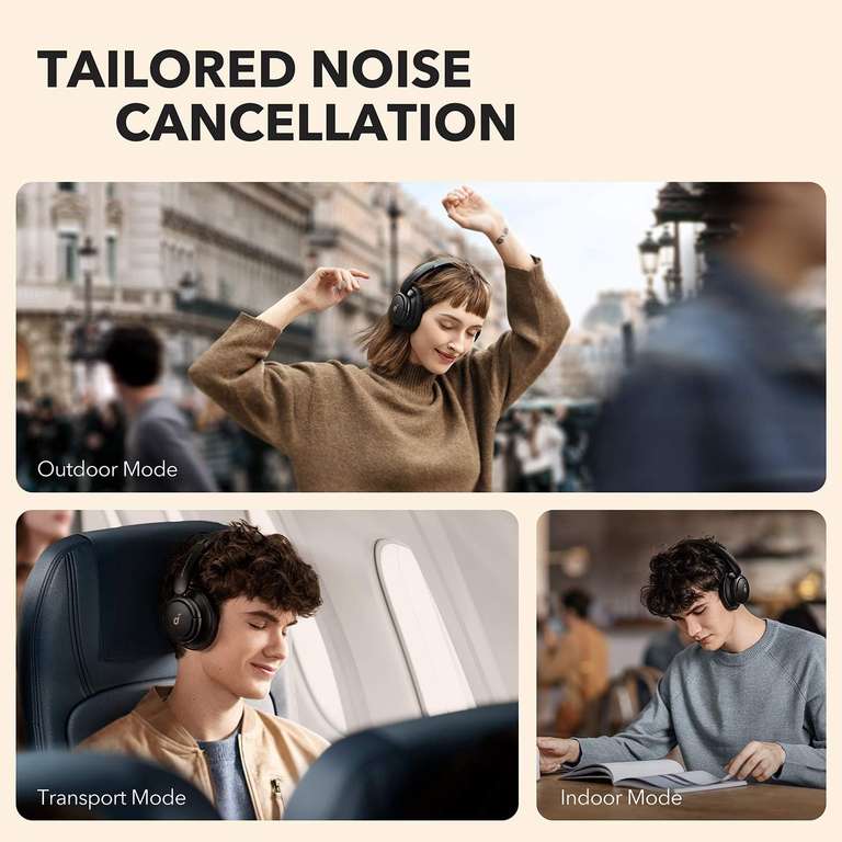 Anker Soundcore Q30 Hybrid Active Noise Cancelling Bluetooth Headphones - Sold by AnkerDirect UK / FBA