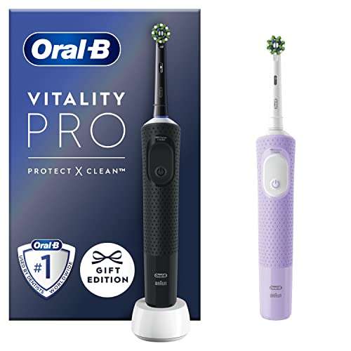 Oral-B Vitality Pro 2 x Electric Toothbrushes, 2 handles with 2 minutes timer, 1 charger, 2 brush heads - £39.99 @ Amazon