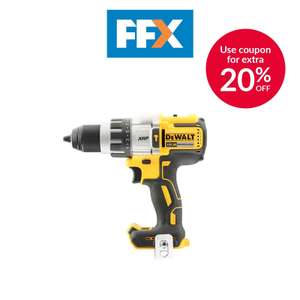 Dewalt DCD996N 18v XR Li-Ion 3 Speed Brushless Hammer Combi Drill Bare Body £92.25 with code @ FFX ebay with discount code