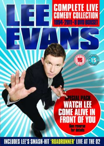 Lee Evans Complete Live Comedy Collection DVD used £5.99 with code World of books