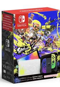 Nintendo Switch OLED Model Splatoon 3 Limited Edition Console - £304.99 (Home Delivery) @ Smyths
