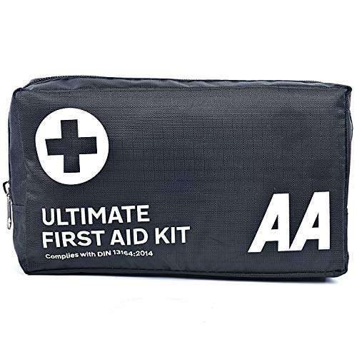 AA Ultimate First Aid Kit - AA0903 - A Family Essential For Car Home Holidays Travel Camping Caravans Office £11.00 @ Amazon