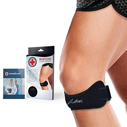 Dr. Arthritis Doctor Developed Patella Tendon Strap/Knee Strap/Brace And Handbook £5.47 with voucher @ Amazon Sold by Dr. Arthritis Limited