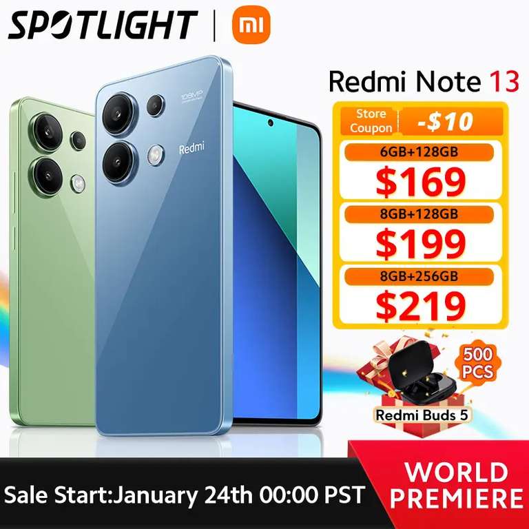 Xiaomi Redmi Note 12 4G Global Version Smartphone NFC Snapdragon 685 Octa  Core 6.67 FHD AMOLED