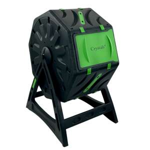 65L Garden Barrel Rotating Composter W/ Legs & Air Holes - Sold By Brits Home Garden