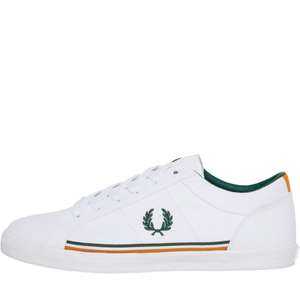Fred Perry trainers £23 e.g Baseline Twill White @ Fred Perry York Designer Outlet