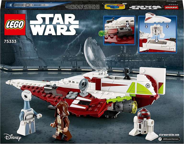 LEGO 75333 Star Wars Obi-Wan Kenobi’s Jedi Starfighter £21.35 @ Amazon