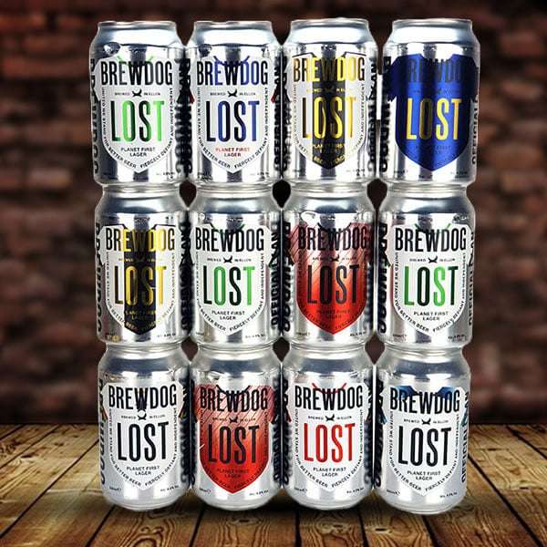 Bulk Special 48 x Brewdog Lost Lager Beer 330ml Cans: Best Before End September £29.99 @ Discount Dragon
